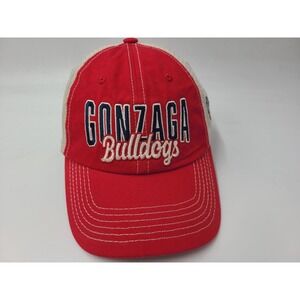 Gonzaga University Bulldogs Captivating Mesh Trucker Snapback Hat Cap NCAA Red
